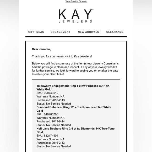 Neil Lane designs two-toned gold ring from Kay Jewelers - Picture 5 of 5